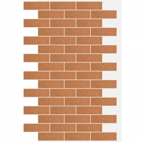 Фасадная панель АМК Кирпич однотонный 501